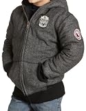 Company 81 Young Men's Full Zip Woven Hooded Sherpa Lined Jacket