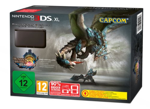gadget geek - console nintendo 3ds noire monster hunter ultimate edition limitee