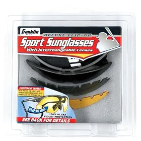 Franklin Sports 2752 MLB 6 Lens, Flip-Up Sunglasses