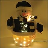Oakland Raiders 16" Fiber Optic Snowman
