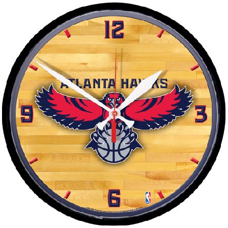 Wincraft Atlanta Hawks Round Wall Clock - Atlanta Hawks 12 X 2