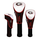 NCAA Georgia Bulldogs Nylon Headcover (set of 3) Driver, Fairway, Utility