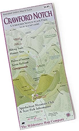 Wilderness Map Co Crawford Notch Map & Guide