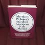 Merriam-Webster's Standard American Style Manual