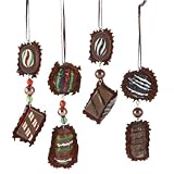 Club Pack of 16 Chocolate Shop 2-Piece Chocolates Christmas Ornaments