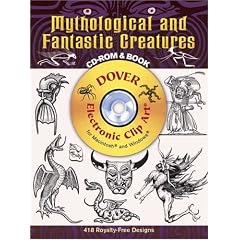 Mythological and Fantastic Creatures CD-ROM and Book (Dover Electronic Series)