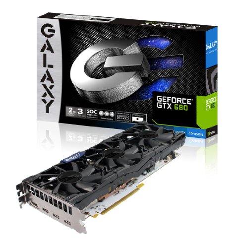 Galaxy GeForce GTX 680 SOC White Edition 2 GB GDDR5 PCI Express 3.0 3x Mini-HDMI/DP SLI Ready Graphics Card, 68NPH6DT6EXZ Graphics Cards 68NPH6DT6EXZ On Sale