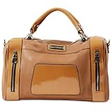 Roxbury by Nicole Lee Cyra Two Toned Boston Bag