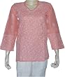 Cotton Womens Clothing Kurtis Womens Top Chikan Embroidery Size M