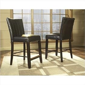 Click here to buy Somerton Home 503-38 Brown Bicast Leather Wide Back Bar Stool by Somerton Home Furnishings.