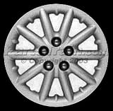 WHEEL COVER chrysler CONCORDE 02-04 hub cap 16