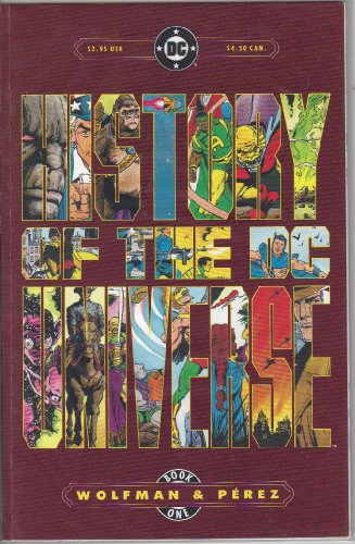 History of the DC Universe Books 1 & 2 Comic Books