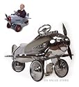 American-retro Limited Chrome Pedal Airplane