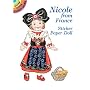 Nicole from France Sticker Paper Doll (Dover Little Activity Books)