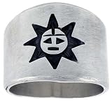 HOPI Design Sterling Silver Sun Ring