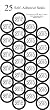 Class of 2010 Foil White Graduation Envelope Seals