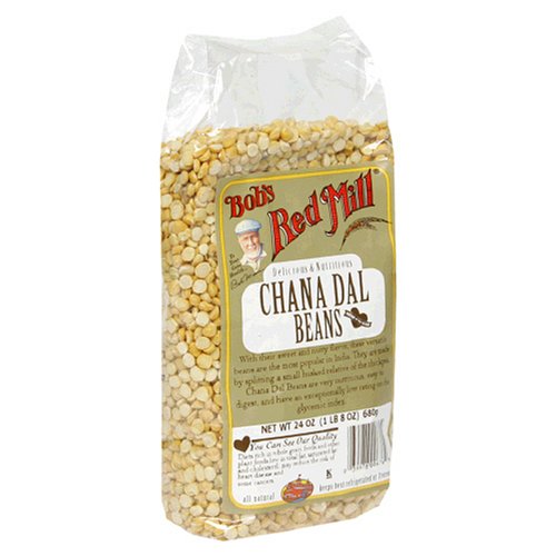 Bob's Red Mill Chana Dal Beans, 24-Ounce Packages (Pack of 4)