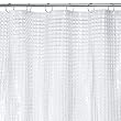 Cubitz Vinyl Shower Curtain - Clear
