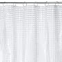 Cubitz Vinyl Shower Curtain - Clear