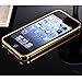 iPhone 5s Case, iPhone 5 SE Case, Silverback(TM) Luxury Metal Air Aluminum Bumper Detachable + Mirror Hard Back Case 2 in 1 Cover Ultra-Thin Frame for Apple iPhone 5s / 5 SE -Gold