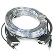 RiteAV - VGA Cable with 3.5mm Audio - 25 Ft.
