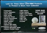 Ultra-Pro Wood Base Baseball & Card Holder