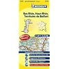 Carte DPARTEMENTS Bas-Rhin, Haut-Rhin, Territoire de Belfort