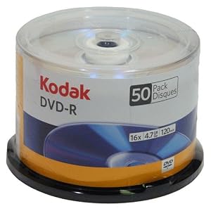 Kodak DVD-R C/P 50PK: Amazon.co.uk: Computers &amp; Accessories