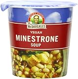 Dr. McDougall's Right Foods Vegan Minestrone & Pasta Soup, 2.3-Ounce Cups (Pack of 6)