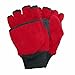 CTM Kids and Teens Fleece Convertible Fingerless Winter Mitten / Gloves