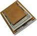Tan Leather Money Clip Wallet and Credit Card Holder