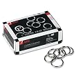 Acco Metal Book Rings, 1in Diameter, 100 Rings Per Box (ACC72202)