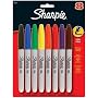 Sharpie Permanent Marker Fine Tip 8 Pack
