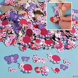 500 VALENTINE LOVE Bug HEART FOAM STICKER Shapes/ARTS & Crafts/SCRAPBOOKING Supplies/SELF ADHESIVE/HOLIDAY/VALENTINE'S DAY ACTIVITY