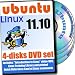 Ubuntu 11.10, 4-Disks DVD Installation and Reference Set, Ed.2012