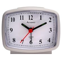 Advance White Electric QA Alarm Clock