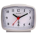 Advance White Electric QA Alarm Clock
