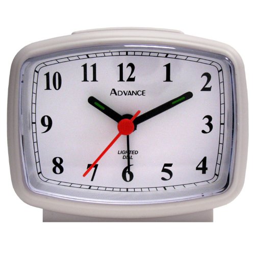 Advance White Electric QA Alarm Clock