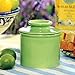 The Original Butter Bell Crock by L. Tremain, Retro & Matte Collection - Lime Green