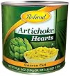 Roland Artichoke Hearts, Coarse Cut, 5.8-Pound Cans (Pack of 2)
