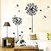 Coromose Creative Dandelion Removable Mural PVC Wall Art Decal Sticker
