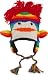 AA63000HFA - Unisex Adorable Animal Face Fully Lined Knit Winter Hats / Earflap Beanie - Rainbow Monkey - Rainbow monkey/One Size