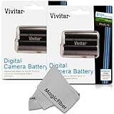 (2 Pack) Vivitar EN-EL15 Ultra High Capacity 2500mAh Li-ion Batteries for NIKON DSLR D810, D750 D7100, D7000, D800E, D800, D610, D600, NIKON 1 V (Nikon EN-EL15 Replacement) + MagicFiber Microfiber Lens Cleaning Cloth