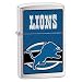 Zippo Lighter NFL DETROIT Lions, Brushed Chrome