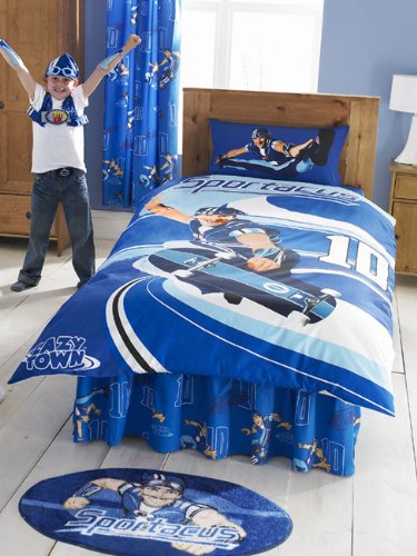 Lazy Town Sportacus Blue Bedding Set