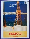 Welcome to the USSR * N. Nesterova-Berzina. Baku, 1930s * Advertiseng Poster * j.7