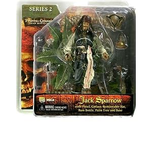 PIRATES OF THE CARIBBEAN DEAD MAN'S CHEST SERIES 2 JACK SPARROW FIGURE