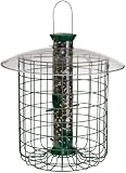 Droll Yankee SDC Green  Wild Bird Feeder with Domed Cage