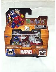 Toy: Marvel Minimates TRU Wave 18 Fighting Chance Captain America And Marvels Falcon - DIAMOND