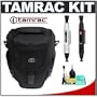 Tamrac 5625 Pro Digital Zoom 5 Digital SLR Camera Holster Bag (Black) + Accessory Kit for Canon Rebel T3, T3i, T1i, T2i, EOS 60D, 5D, 7D, Nikon D3000, D3100, D5000, D5100, D7000, D300s, Olympus Evolt E-5, E-30, E-620 & Sony Alpha A560, A580, A33, A35, A55